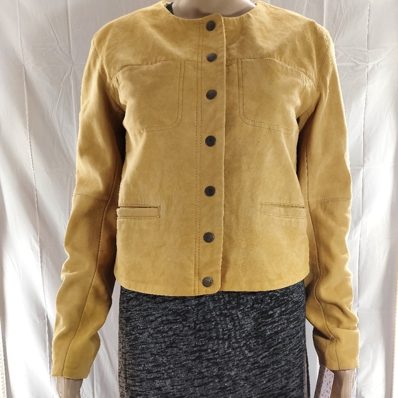 🌸Free People Suede Leather Jacket XS - Picture 11 of 11